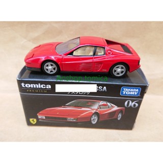 Mô hình siêu xe Testarosa. màu đỏ Premium tomica Nhật Bản No06 (Có Hộp)
