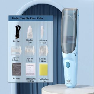 Tông đơ hớt tóc cho bé La Vita êm ái và an toàn bảo hành 12 tháng, hút tóc nhỏ giảm ngứa ngáy