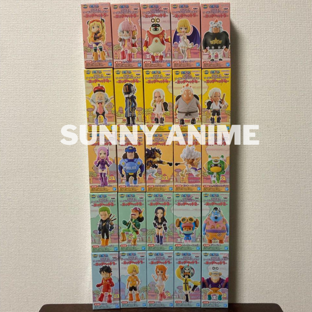 [Có sẵn 🔥] Mô hình One Piece chính hãng - Onepiece Team Mũ Rơm Egghead Vol.1 & Vol.2 & Vol.3 WCF - M