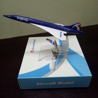 Máy bay mô hình tĩnh Pepsi concord 16cm