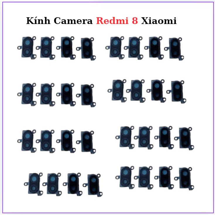 Kính Camera xiaomi Redmi 8,kính + vành