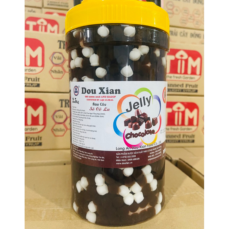 Thạch Bi 2 Màu 2,5kg Socola