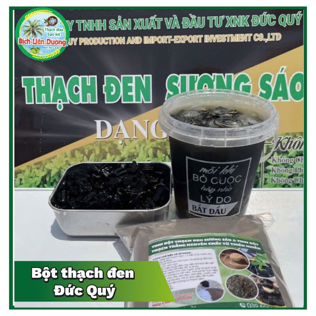 BỘT THẠCH ĐEN (SƯƠNG SÁO) HÀNG  LOẠI 1 NGON dễ nấu