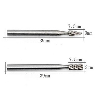 Dụng cụ khắc gỗ 6 mũi, trục 3.17mm, phay, đục đẽo tỉ mỉ, dùng cho máy khắc thông dụng