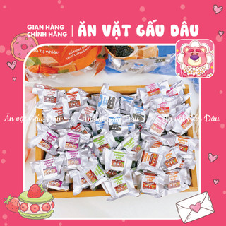 (Lẻ 1 viên) Lương khô Mini Fucuco nhiều vị ,lương khô từ hạt tự nhiên, đồ ăn vặt