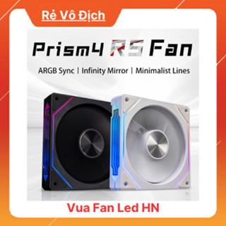 Fan vô cực Prims 4RS/7Pro-Quạt tản nhiệt cực đẹp giá rẻ, trắng/đen có cả xuôi/ngược - ARGB Sync Main