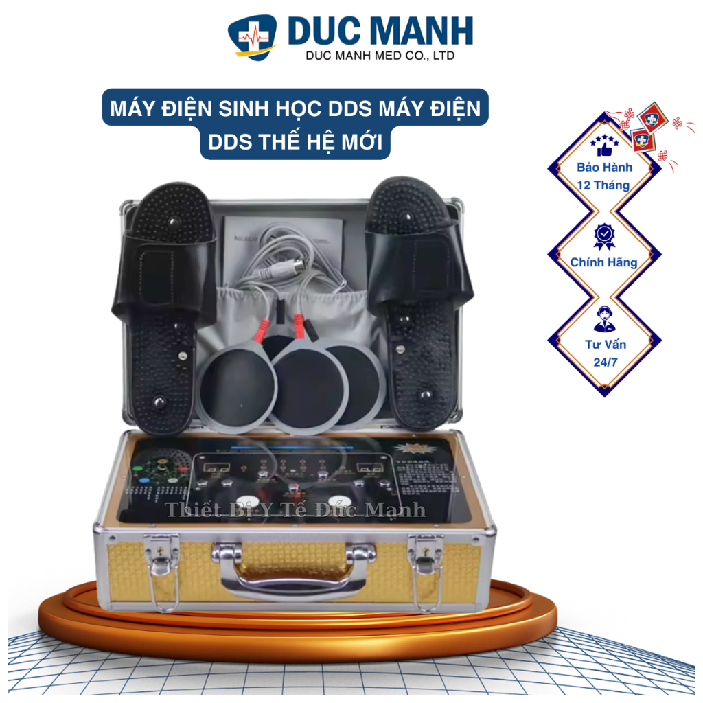 Máy điện sinh học dds thế hệ mới - máy dds 2 giúp massage trị liệu, lưu thông khí huyết