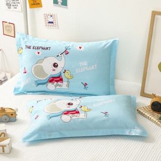 Gối trẻ em cotton chống bẹp đầu dành cho bé từ 1 tuổi, kích thước 30x50cm, nhiều mẫu hình dễ thương.