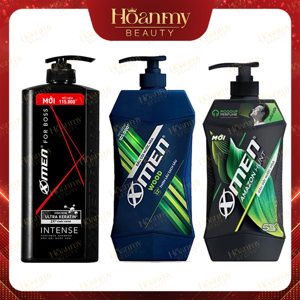 Dầu Gội Xmen for boss Intense/Legend, Xmen Wood, Fire 650g, 900g
