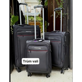 Vali vải dù siêu nhẹ 1.9KG kéo  siêu bền, vali Vải chính Hãng Hùng Phát  #036 size 20 24 28 inch tặng thẻ bh 10 năm