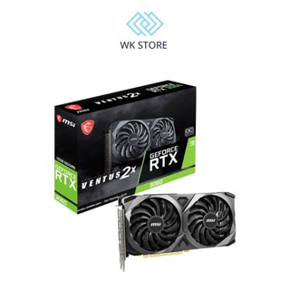 Card Màn Hình VGA MSI RTX 3060 Ventus 2x 12GB GDDR6 OC V2 (Mới, BH 36 Tháng)