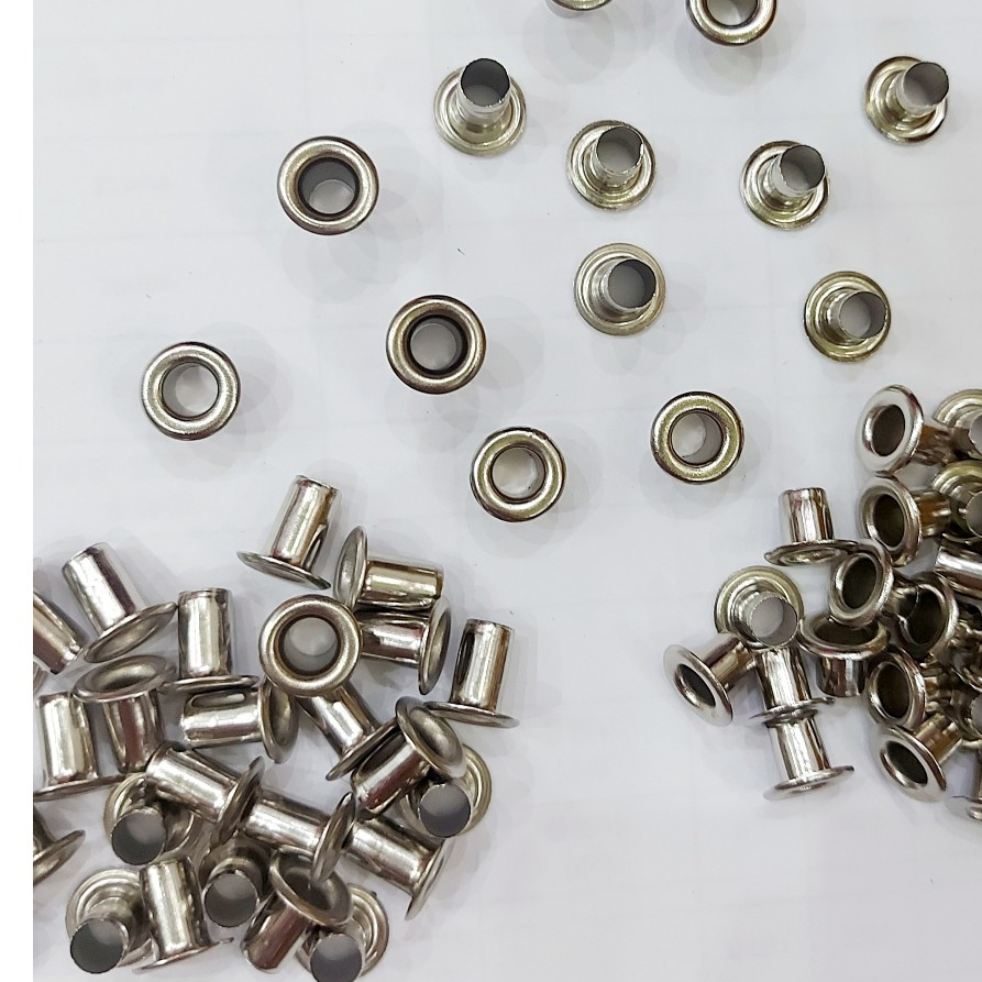 Khoen ore mắt cáo 5mm Chân cao Khoen bạt Bằng SẮT Có long đền