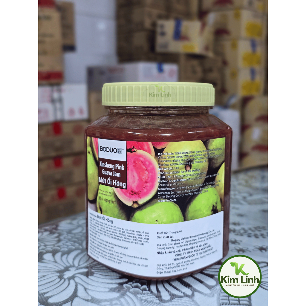 Mứt ( sốt ) hoa quả Boduo nhiều vị 1kg vá 1kg3 ( TQ )