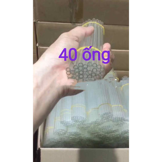 Ống hút thuỷ tinh combo 40