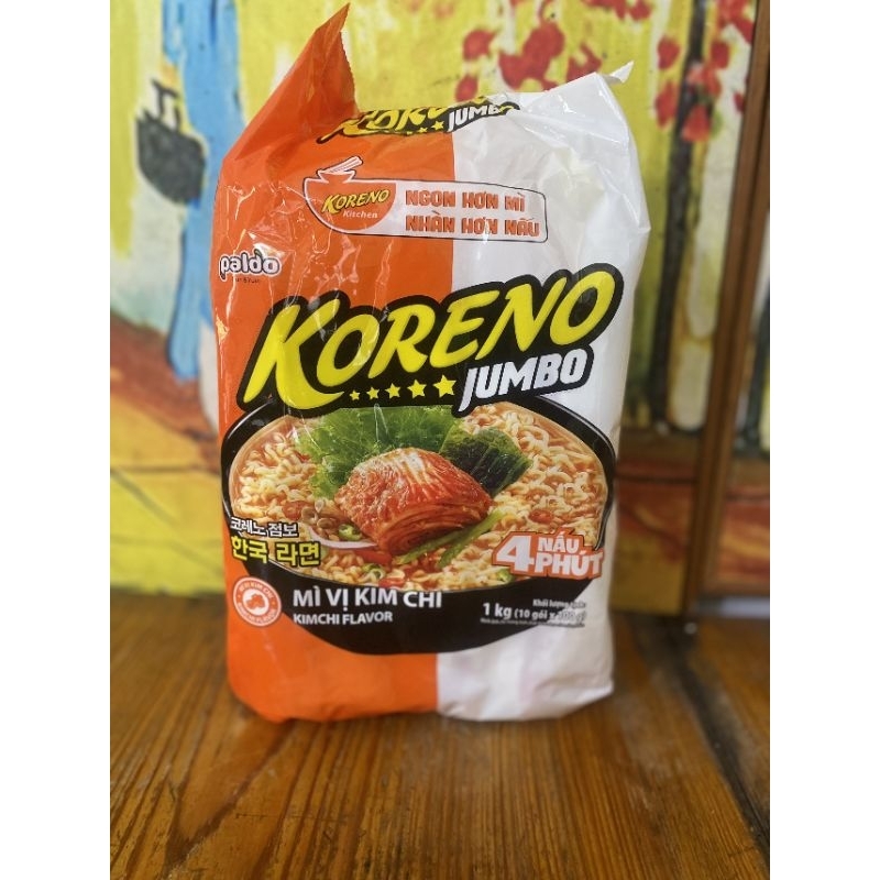 Mì Koreno vị kim chi 1 bịch 10 gói