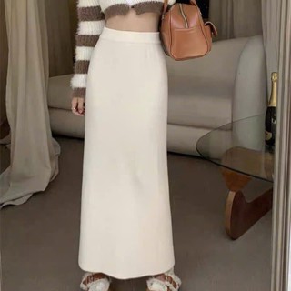 Chân váy len mịn dáng dài hàng QC 003