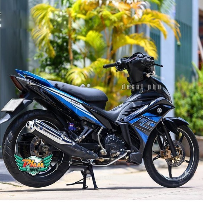 Tem rời Exciter 135 2011-2014 LC xanh đen (D)