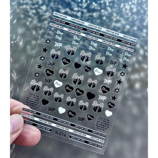 Sticker miếng dán móng 3d logo
