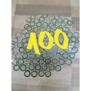 Ống hút thuỷ tinh combo 100 trắng