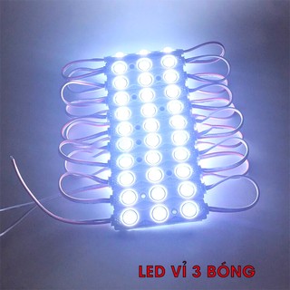 Đèn Led Hắt 3 bóng 5054 6011 điện 12v (20 led/ vỉ )