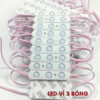 Đèn Led Hắt 3 bóng 5054 6011 điện 12v (20 led/ vỉ )