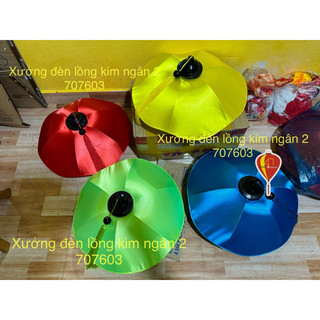 Đèn lồng hội an lá sen sắt 1 lớp cực đẹp chuyên trang trí nhà hàng khách sạn trung thu tết size 50cm