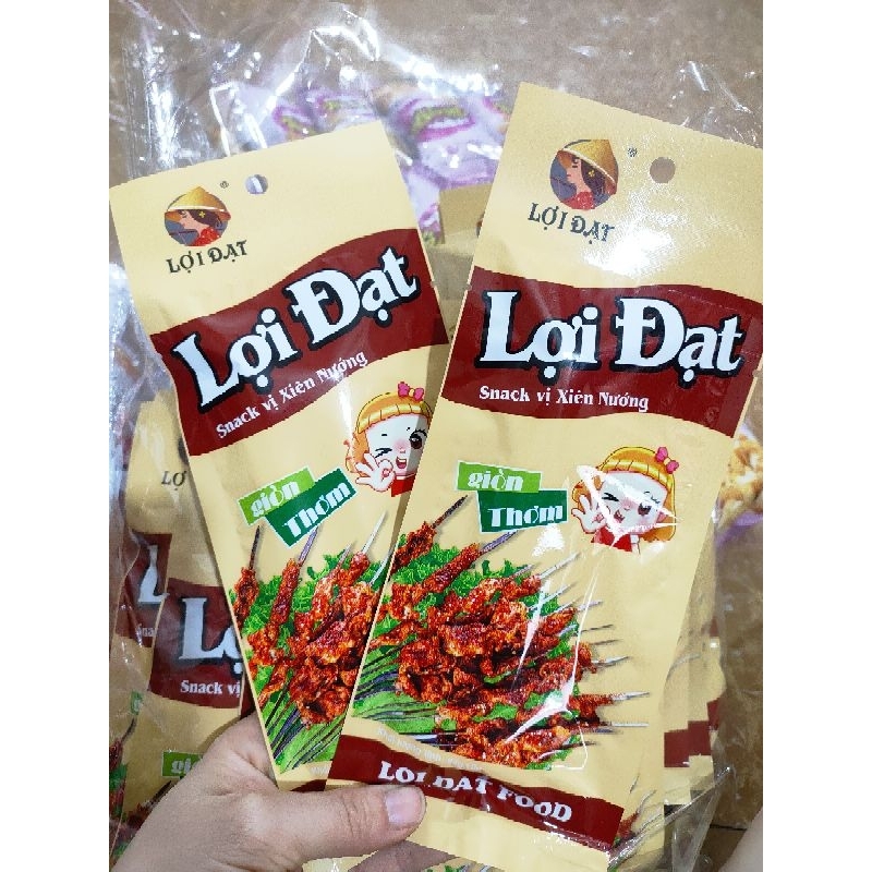 sỉ 1 Bịch 30 gói snack vị xiên nướng lợi đạt