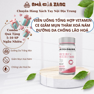  Viên Uống Vitamin Tổng Hợp C E Niacin Đồng Nhân Đường - Multivitamin Trắng Da Mờ Nám và Chống Lão Hóa - Nhacuazang 