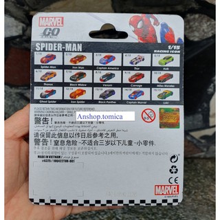 Xe mô hình tĩnh Marvel - Spider man (có hộp)