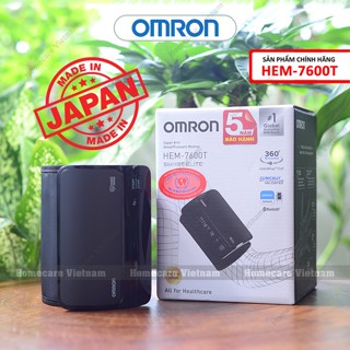Máy đo huyết áp OMRON HEM-7600T ⚡ Made in JAPAN, bảo hành 5 năm, chính xác, siêu gọn, dễ sử dụng