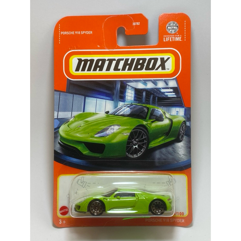 KentNgoShop Xe mô hình Matchbox Porsche 918 Spyder - tỉ lệ 1/64