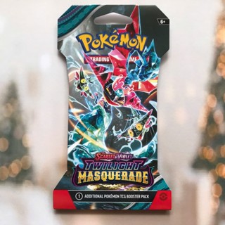 Gói bài Twilight Masquerade SLEEVED Booster Pack tiếng Anh - Túi thẻ Series Scarlet & Violet Pokemon TCG