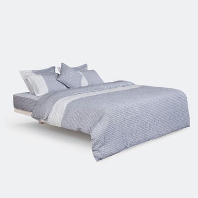 [EVERON] Bộ Chăn Ga Gối Họa Tiết Kẻ Sáng Nổi Bật EPM25013
