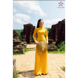 Áo dài trơn lụa mỹ các màu chất CO GIÃN mềm mát kèm quần AÓ DÀI BẢO HIẾU.