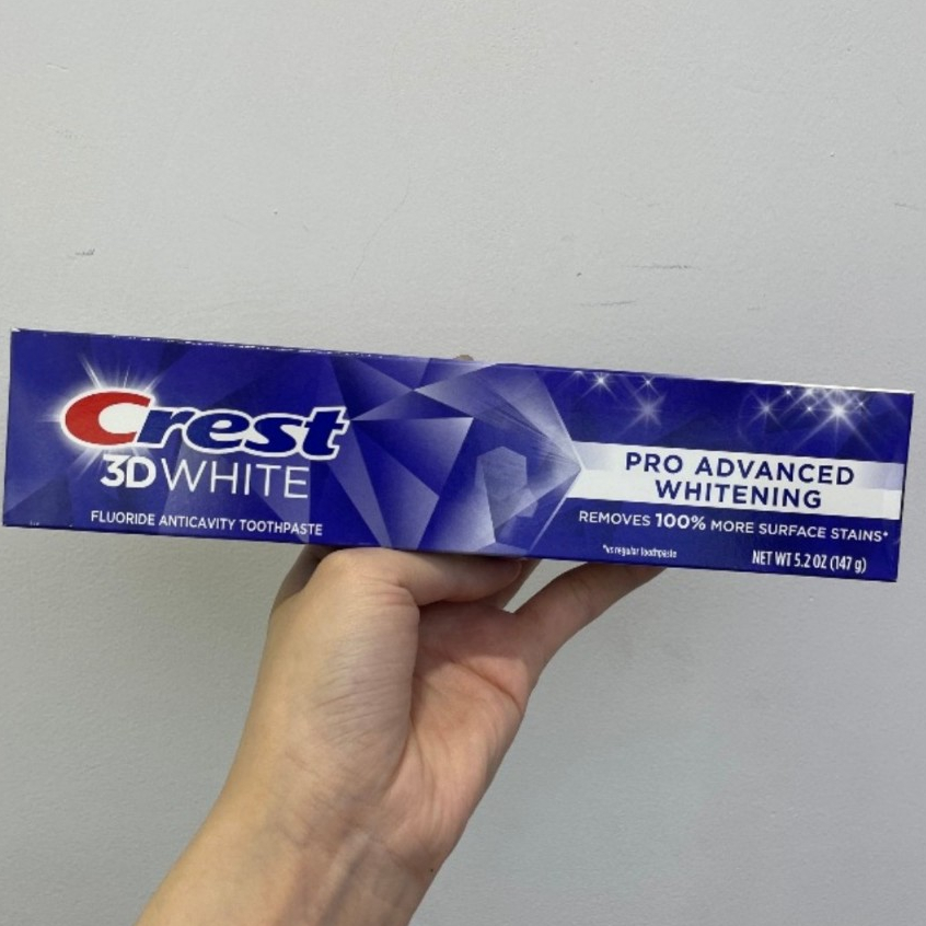 Kem Đánh Răng Crest 3D White Pro Advanced Whitening 147g