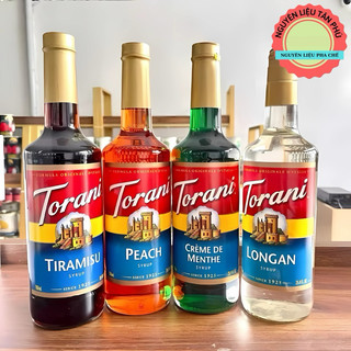 Siro torani 750ml đủ vị 2 (hoa hồng, nho, việt quất, phúc bồn tử, quế, dưa hấu, bạc hà xanh