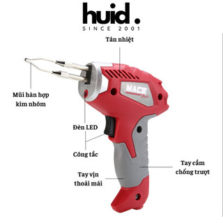 Mỏ Hàn Xung 220V 180W ( Tặng 01 Đầu Mũi Hàn, 01 Hộp Nhựa Thông )