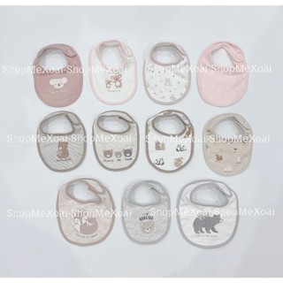 [size 0-9M] Yếm cổ tròn hãng C-A, Geo xuất dư cute cho bé trai/gái