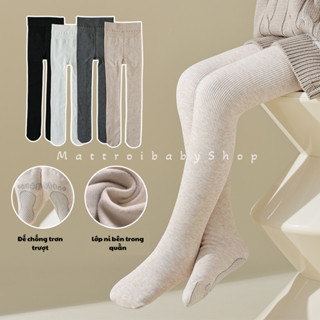 Quần tất len lót nỉ dày ấm cho bé 10-37kg hàng Quảng Châu cao cấp