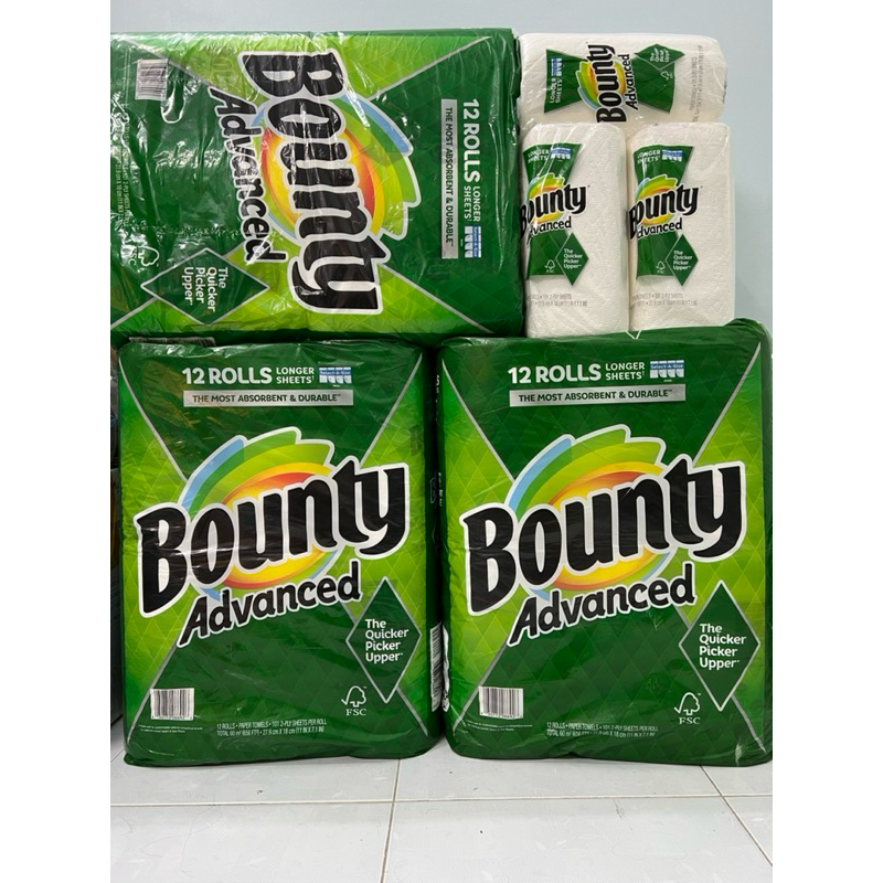 [Hàng Mỹ 🇺🇸] Khăn giấy Cuộn nhà bếp BOUNTY ADVANCED của Mỹ 🇺🇸