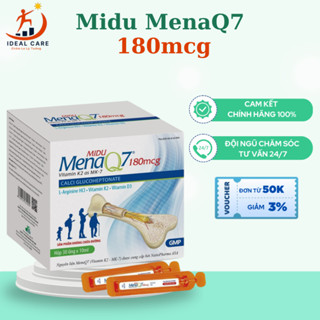 Midu MenaQ7 180mcg – Phát triển chiều cao cho trẻ em và giúp xương chắc, dài, dẻo từ trong bụng mẹ