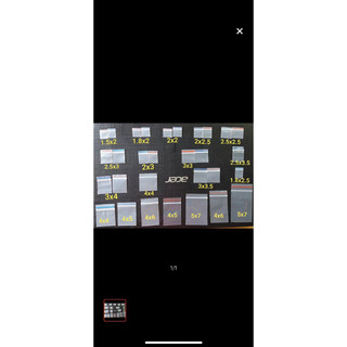 túi miết mép 100 cái size 3x3