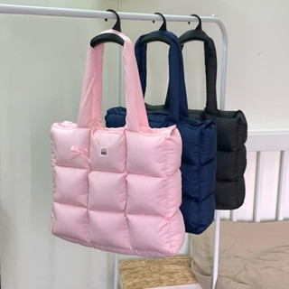 Túi tote phao trần bông thủ công cỡ lớn nhiều màu(ib shop)