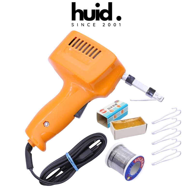 Mỏ Hàn Xung 220V 100W Tiệp ( Tặng 01 Thiếc OK 100g, 01 Hộp Nhựa Thông, 05 Mũi Hàn Xung )