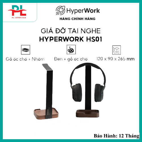 Giá đỡ tai nghe HyperWork HS01 - Hàng chính hãng