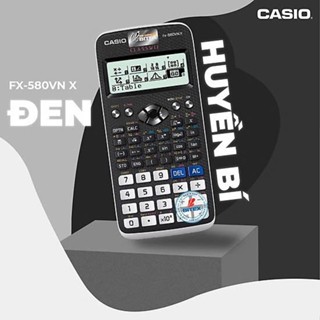 Máy tính Khoa Học CASIO FX-580VN X(Màu Đen), Độ Chính Xác Cao, Hàng Bảo Hành 12 Tháng