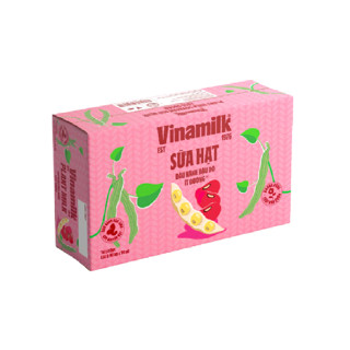  Thùng 48 hộp Sữa đậu nành Vinamilk SUPER NUT Đậu đỏ 180ml - Ít đường 