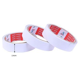 Băng Keo 2 Mặt - 1.2cm / 2.4cm / 4.8cm (1 Cuộn)