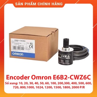Encoder Omron E6B2-CWZ6C 360 xung (360p/r), nguồn 5-24VDC, Bộ mã hóa vòng quay 360 xung Omron