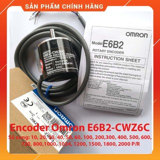 Encoder Omron E6B2-CWZ6C 360 xung (360p/r), nguồn 5-24VDC, Bộ mã hóa vòng quay 360 xung Omron